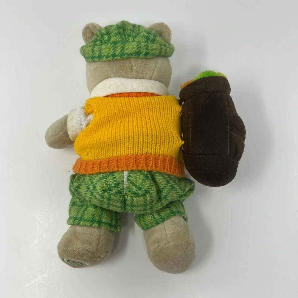 Starbucks‎ Bearista Plush 2006 Golf Theme 50th Edition Tan Green Hat 9